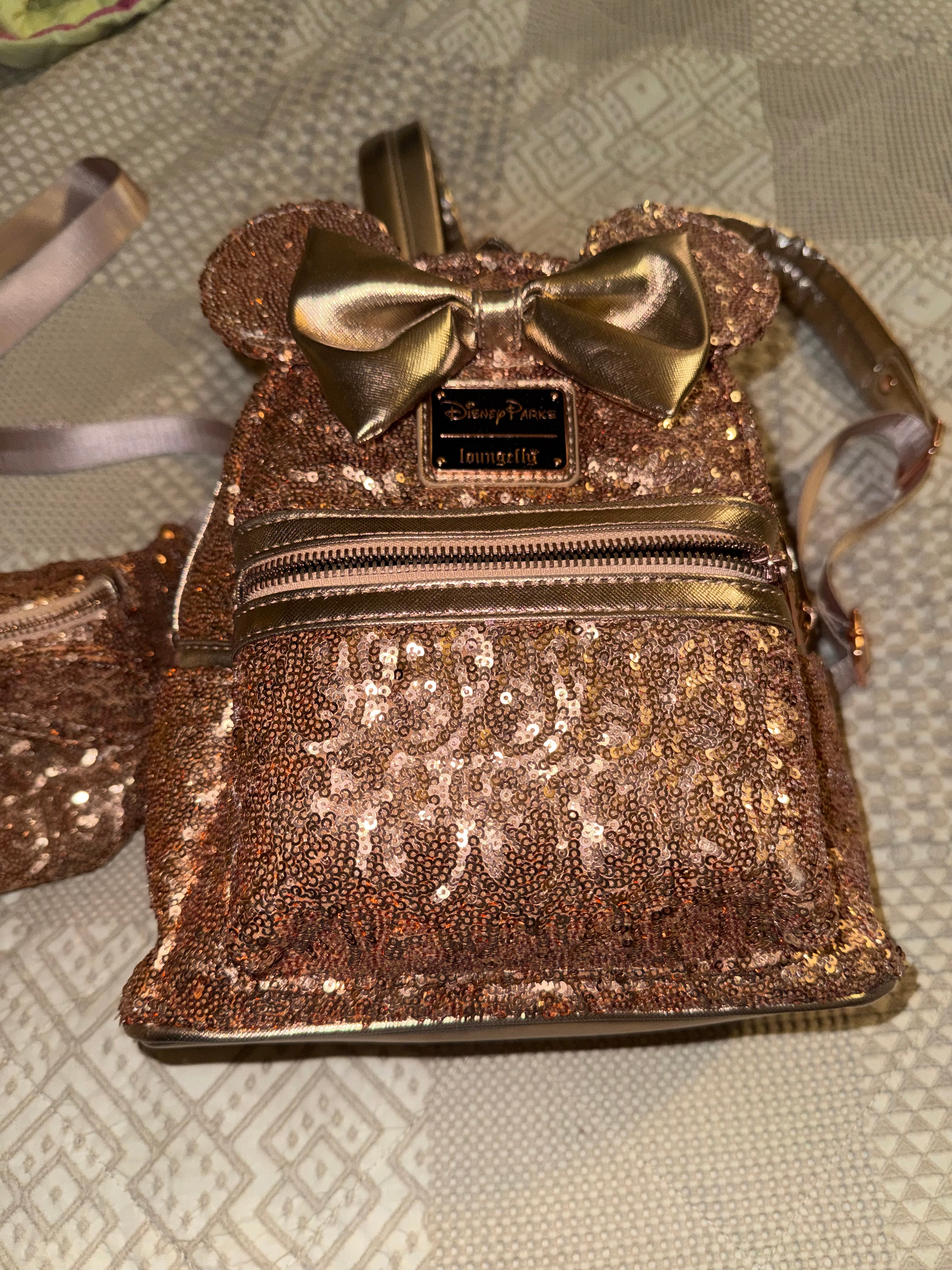 Disney Loungefly backpack and fanny pack